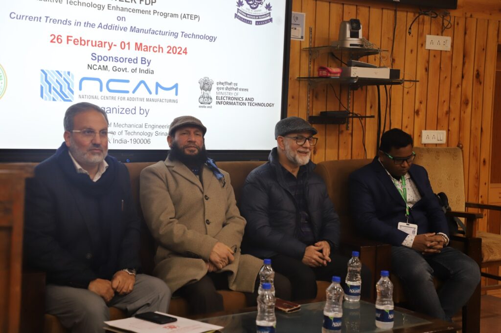 Nit Srinagar Hosts Fdp On 'current Trends In Additive Manufacturing' (4)