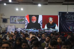 Pm Modi Interacts With Innovators Via Video Conferencing At Nit Srinagar 8