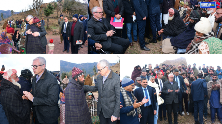 Cm Omar Abdullah Visits Grieving Badhaal Families Guulistan News Tv 768x430